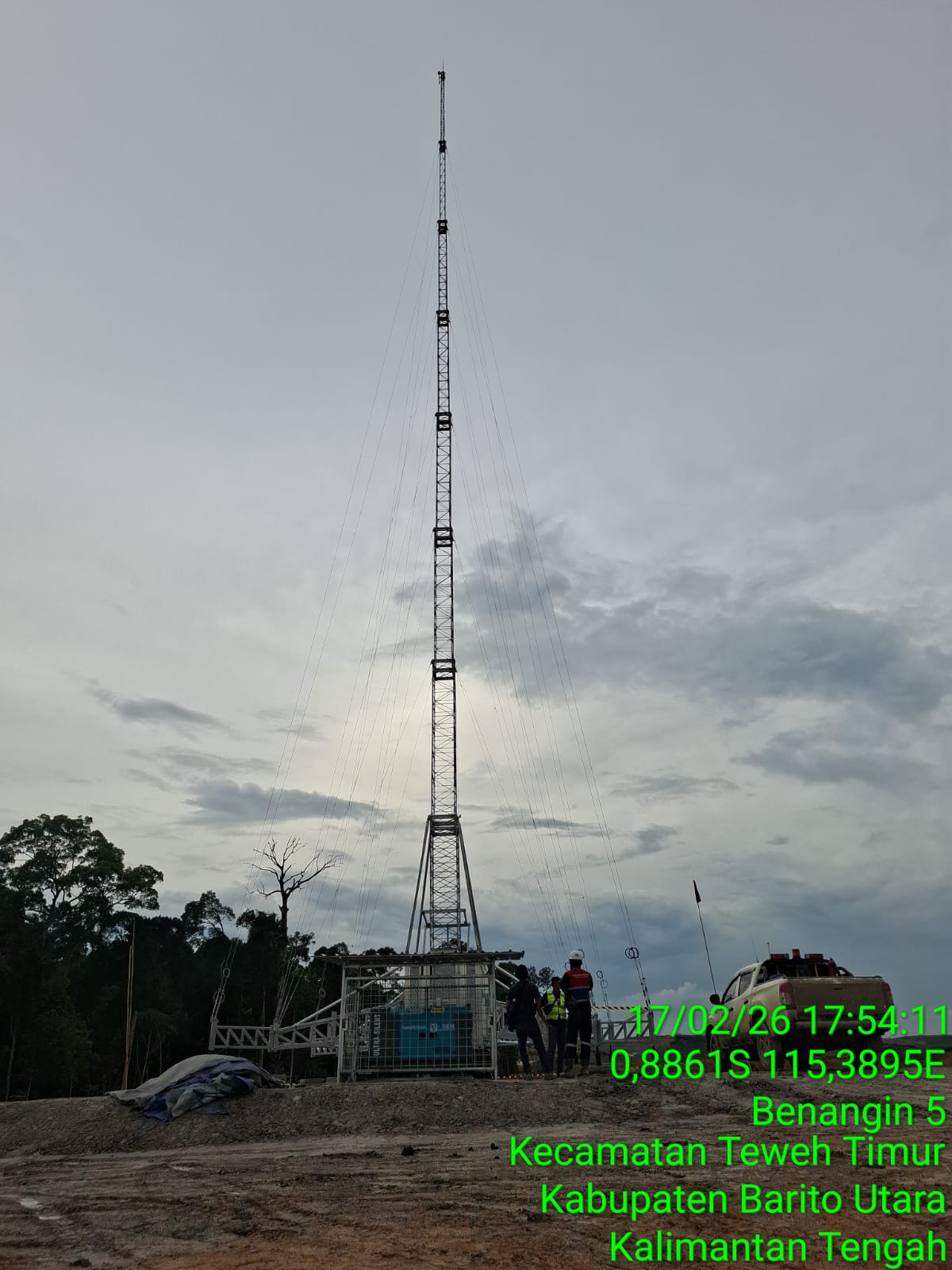 Instalasi combat area tambang di Barito